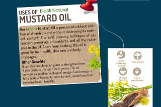 "Elevate your cooking with the rich flavor of Mustard Oil!
