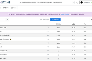 How to auto-compound your staking rewards on Saga Network and increase your total APY with…