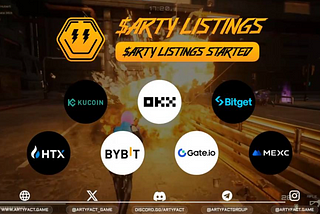 $ARTY Was Listed On 7 Exchanges!