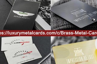 Best Luxury Business Card- Luxury metal business Card