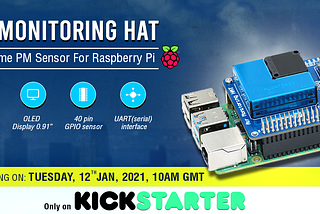 Raspberry Pi Air Monitoring HAT | Real-Time PM Sensor For Raspberry Pi