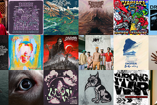 Grid of all of the record covers shown below in this article.