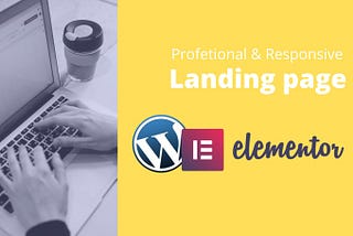 I will create wordpress landing page by elementor pro