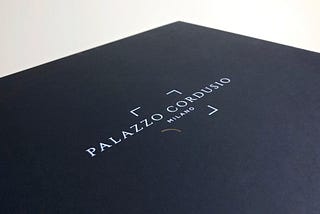 PALAZZO CORDUSIO — Book
