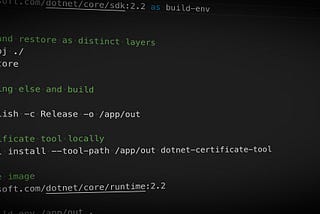 Certificates in .NET Core on Linux and Docker