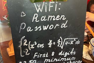 I Saw This Math Puzzle At A Chinese Restaurant In Prague
