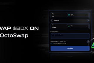 Beldex (BDX) Live on OctoSwap