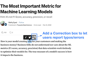 Medium, Substack and Publishers: Let Readers Correct Typos and Mistakes