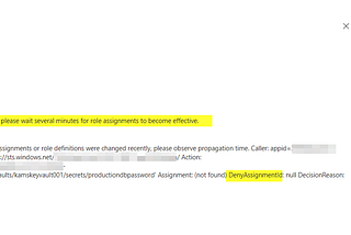 Azure Resource — Raw Error: Caller is not authorized to perform action on resource