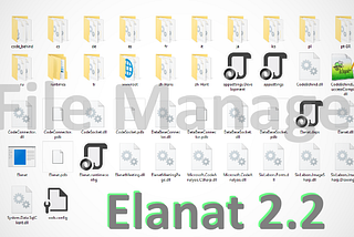 Elanat CMS 2.2, File Manager Component is Compatible with .NET Core