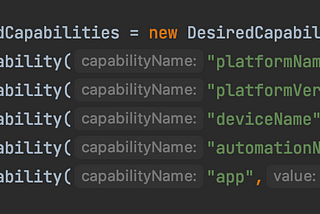 How to Set Up Appium Desired Capabilities From a JSON File
