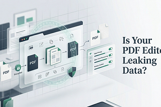 Is Your PDF Editor Leaking Data? How to Switch to a Privacy-First Workflow
