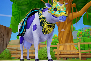 Magical Color cow