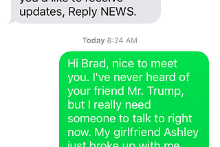 Emotional Responses to Trump Campaign Text Messages