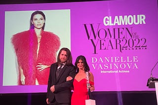 Danielle Vasinova Wins Glamour Bulgaria “Women of the Year” award
