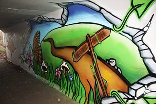 Graffiti mural by Urban Art Leeds