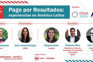 ETHOS & AIIMX: Pay for Results: Experiences in Latin America (Spanish Only)