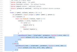 Using Binance API to get the user’s trading history