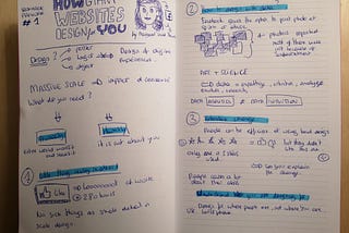 My first visual note-taking