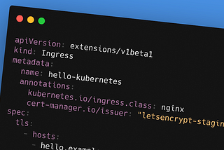 Kubernetes: Ingress NGINX with automatic certificates with cert-manager using Let’s Encrypt