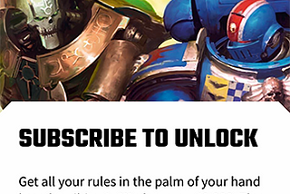 Is Releasing Something Better Than Nothing? The Warhammer 40,000 App