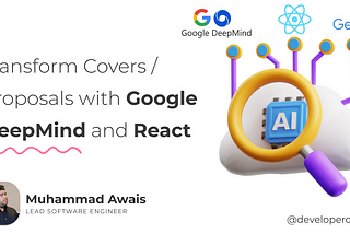 Build a Web App to Transform Cover Letters / Proposals with Google DeepMind and React