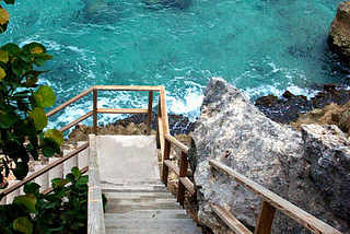 Sea Stairs, Island of Curaco