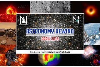 Astronomy Rewind: April 2019