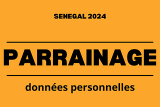 Le parrainage, une menace pour nos données personnelles