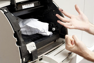 a broken printer