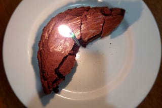 Home-made chocolate cake on husband’s birthday