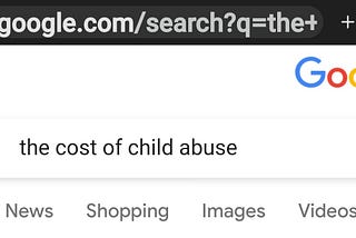 The Cost of Child Abuse