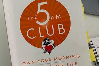 Book Review: The 5 AM Club by Robin Sharma