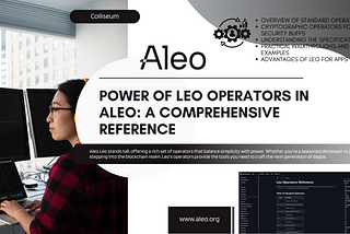 Power of Leo operators in Aleo: a comprehensive reference