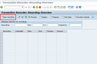 SAP ABAP Batch Input