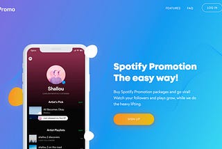 Start your spotify promotion campaign on https://spotipromo.com