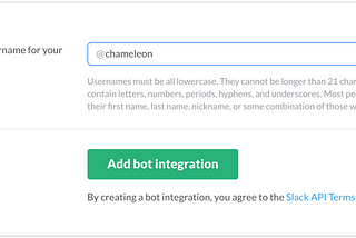 Getting started with Chameleon: the Swift Slack bot!