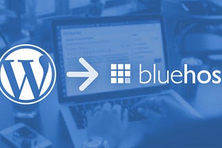 Bluehost services -blue banner