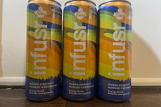 Tim Hortons Mango Starfruit flavoured Infusr Drinks