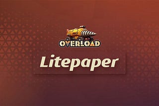 Overload is a rebooted web3 game based on classic motherload mining game. Build on #Cardano.