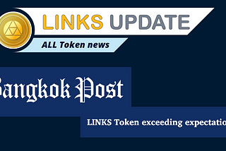 LINKS Token exceeding expectations