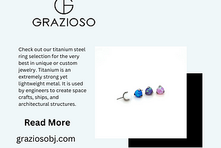 Titanium steel jewelry | Graziosobj