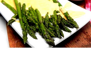 Roasted Asparagus with Smoky Gouda Cheese Sauce — Asparagus