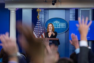 White House Press Secretary Jen Psaki speaks to reporters during a daily briefing on Wednesday, August 27, 2021 in the James S. Brady Press Briefing Room at the White House. (Official White House Photo by Yash Mori)