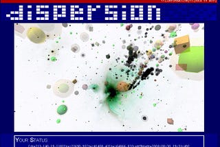 Dispersion: 3D surfing the WWW universe