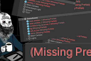 Solving the Missing Prefab issue in Unity3d
