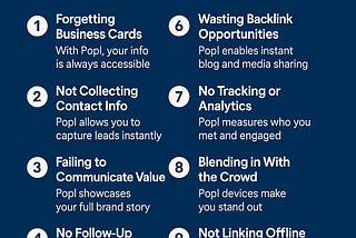 10 In-Person Marketing and Networking Mistakes and Solutions