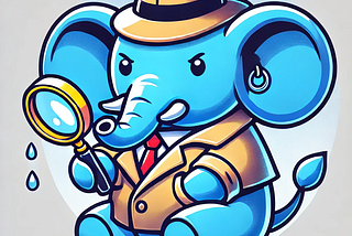 Elephant disguised as a detective