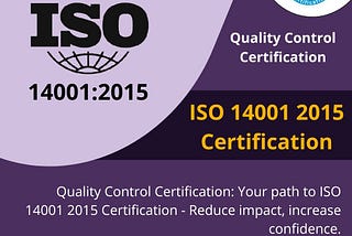 ISO 14001:2015 | Quality Control Certification