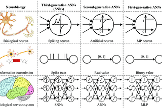 Generations of Neural Networks: From Perceptrons to SNNs